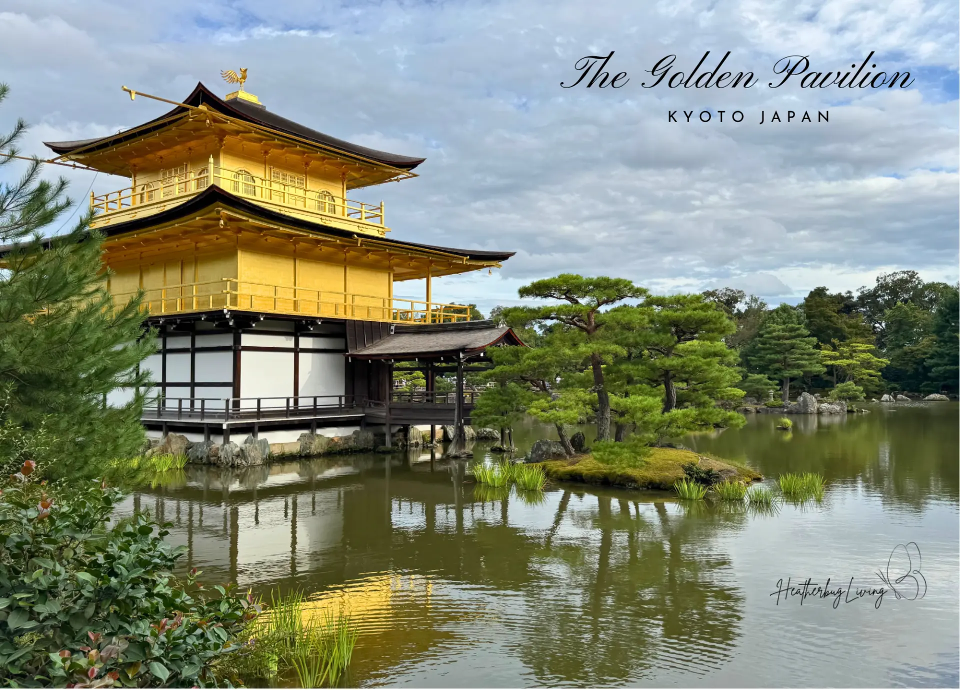The Golden Pavilion in Kyoto, Japan